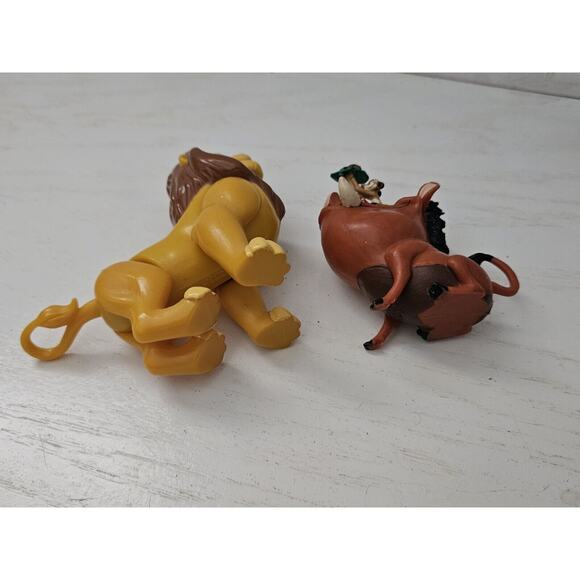 Vintage Disney The Lion King Once Upon A Time Playset With 2 Figures *READ* - Picture 11 of 13
